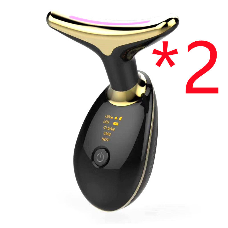 EMS Thermal Neck Lifting And Tighten Massager Electric Microcurrent Wrinkle Remover