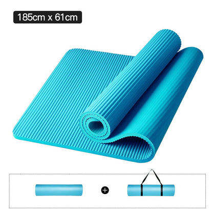 NBR 10mm 15mm Thick Yoga Mat Anti-slip Blanket