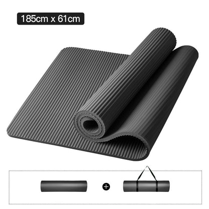 NBR 10mm 15mm Thick Yoga Mat Anti-slip Blanket