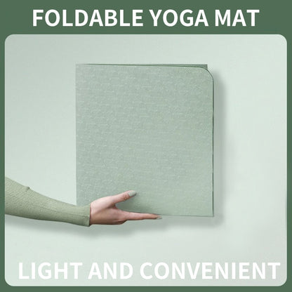 Foldable Yoga Mat Eco Friendly TPE Folding Travel Fitness Exercise Mat