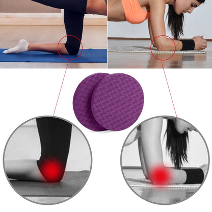 1Pair 170*15MM Portable Small Round Knee Pad Yoga Mats