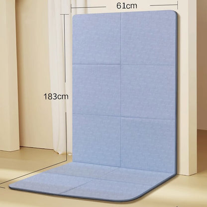 Foldable Yoga Mat Eco Friendly TPE Folding Travel Fitness Exercise Mat