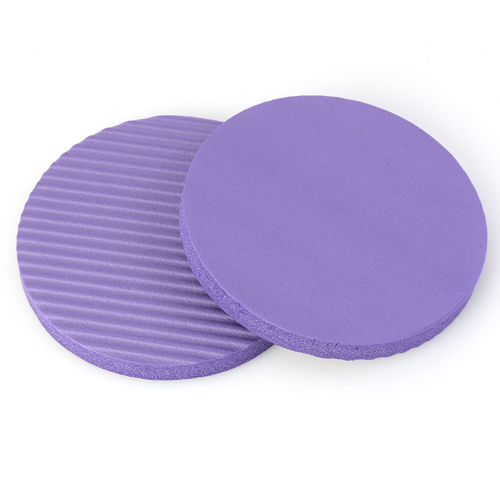 1Pair 170*15MM Portable Small Round Knee Pad Yoga Mats