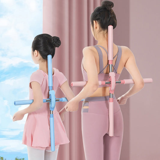 Yoga Stick Hunchback Corrector 80cm Stainless Steel Body FigureTraining Stick